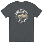 Blood Sweat and Beers Garage tee charcoal front