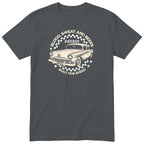 Built for Speed garage tee charcoal front