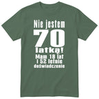 Nie Jestem 70 Latką - Śmieszna Koszulka Urodzinowa Polish 70th Birthday