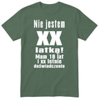 Nie Jestem XX Latką - Śmieszna Koszulka Urodzinowa na Każde Urodziny
