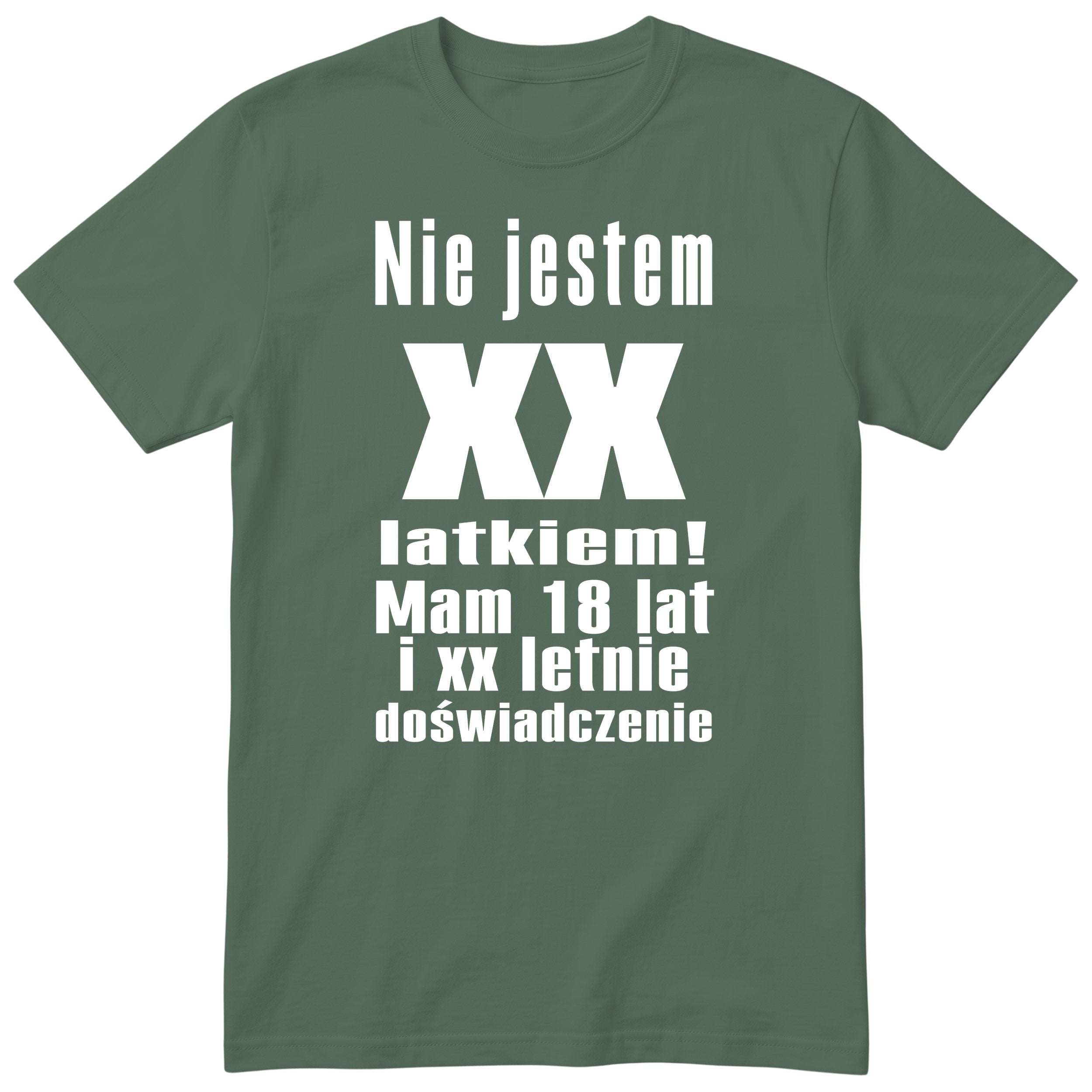 Nie Jestem XX Latkiem - Śmieszna Koszulka Urodzinowa na Każde Urodziny