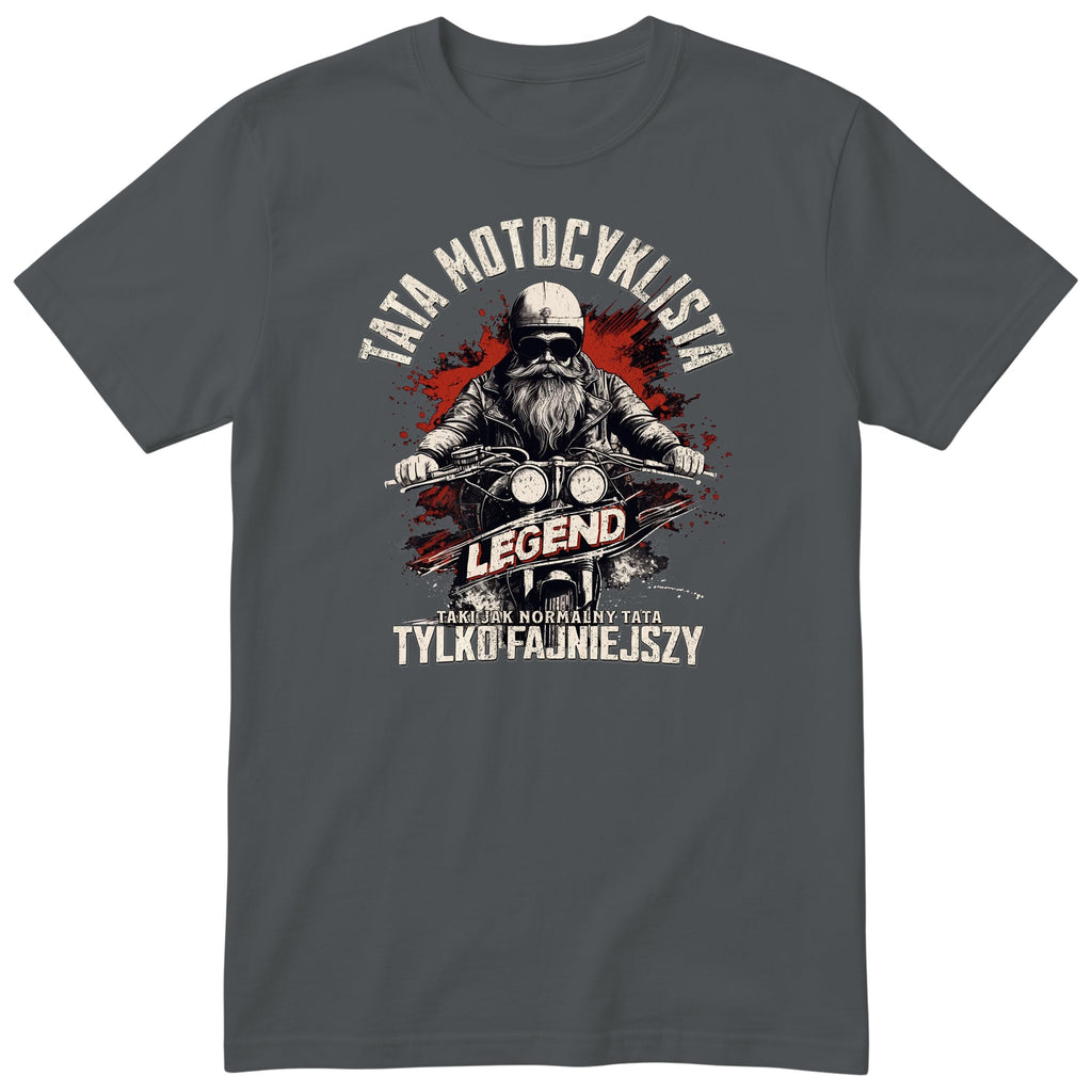 Tata Motocyklista Czerwony - Charcoal