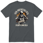 Tata Motocyklista Złoty - Charcoal