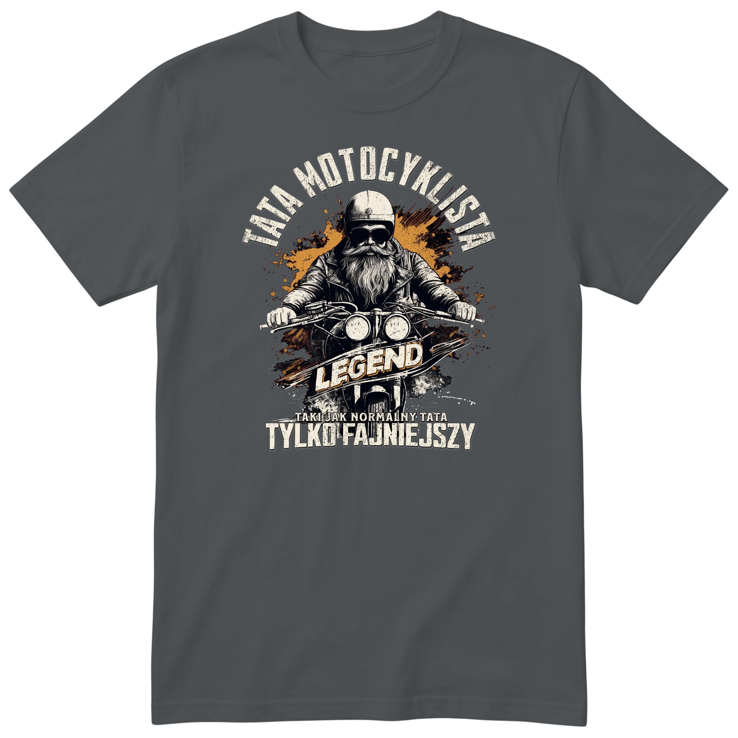 Tata Motocyklista Złoty - Charcoal