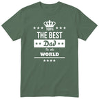 The Best Dad in the World T-Shirt - Olive