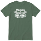 Olive The Best Grandad In The World wings t-shirt - the man, the myth, the legend, gift for grandad