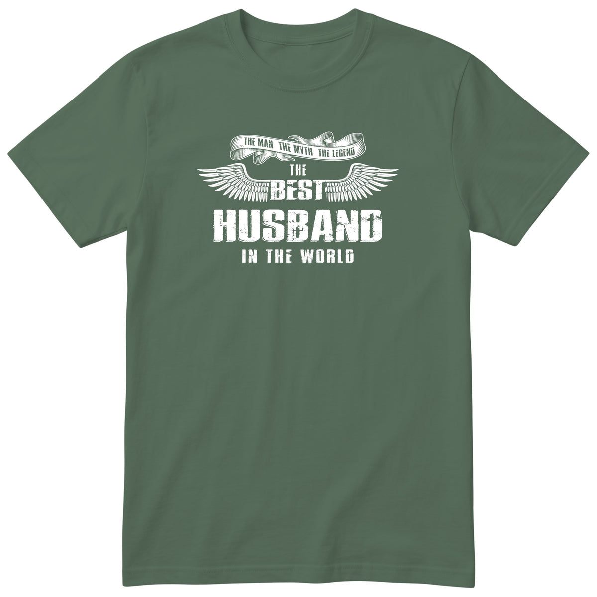 Olive The Best Husband In The World wings t-shirt - the man, the myth, the legend, gift for husband