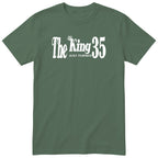 The King Just Turned 35 t-shirt - 35th birthday gift for him with a crown
