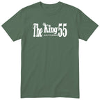 The King Just Turned 55 olive t-shirt