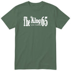 The King Just Turned 65 olive t-shirt