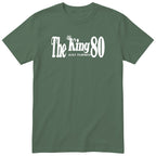 The King Just Turned 80 - Funny 80th Birthday T-Shirt