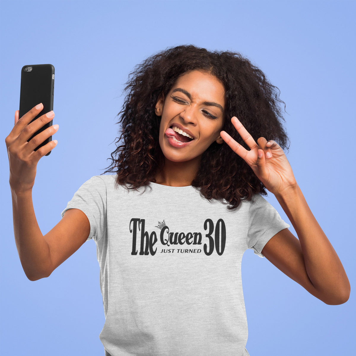 The Queen Just Turned 30 - 30th Birthday Shirt for Her - lifestyle photo 6 of 6