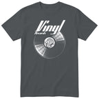 Charcoal Vinyl Records t-shirt - vinyl record print, gift for vinyl lovers, GitGraf