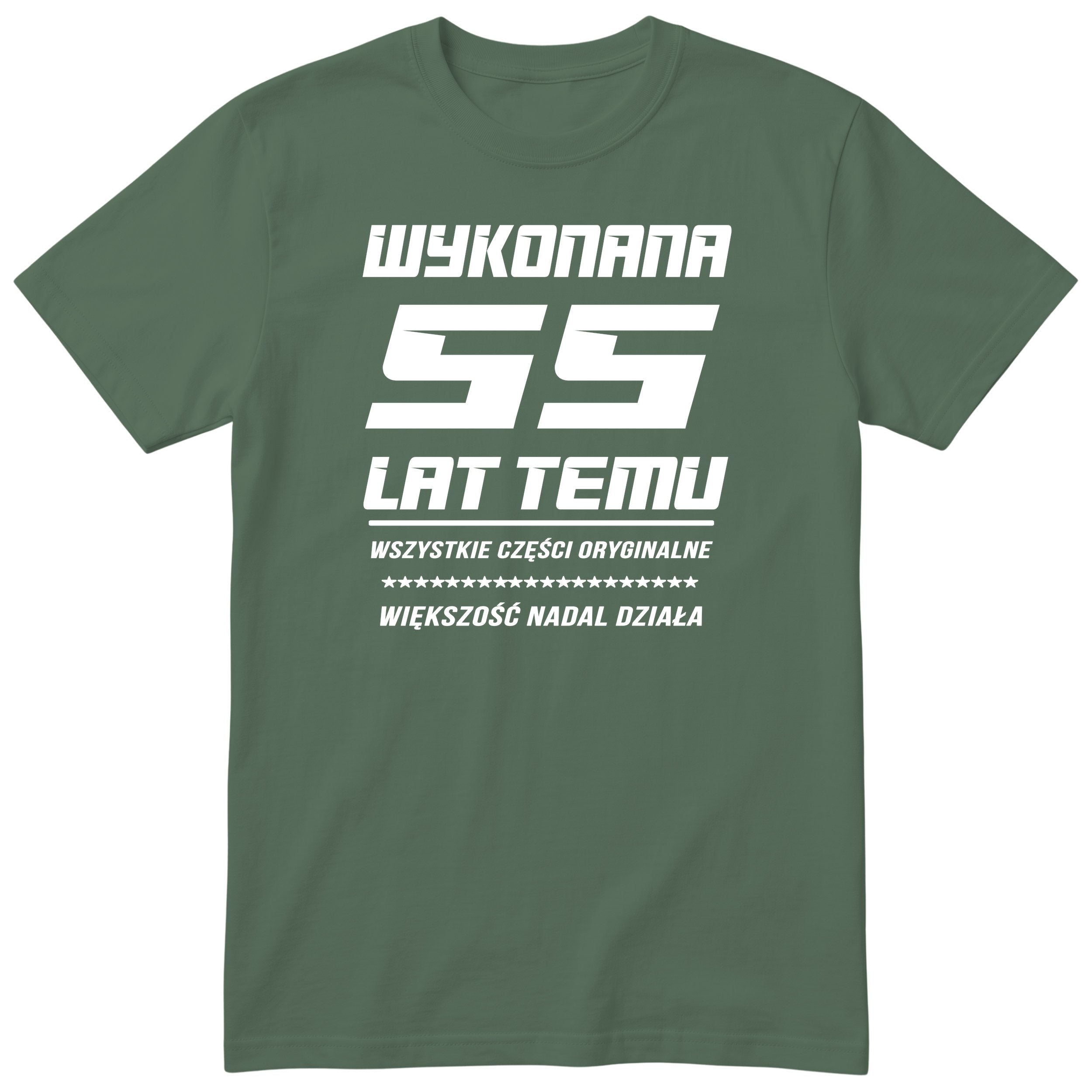 Wykonana 55 Lat Temu - Śmieszna Koszulka Urodzinowa Polish 55th Birthday