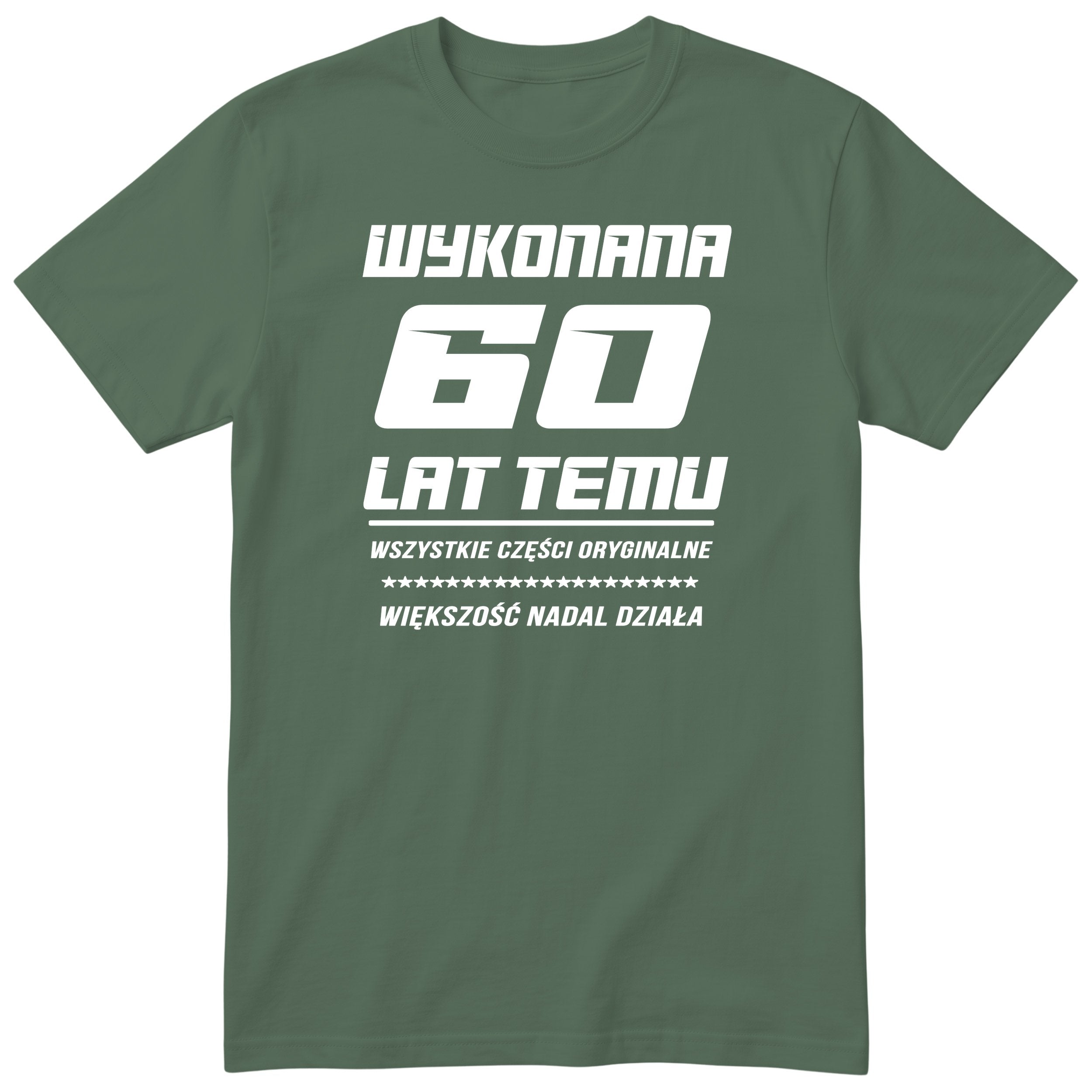 Wykonana 60 Lat Temu - Śmieszna Koszulka Urodzinowa Polish 60th Birthday