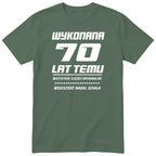 Wykonana 70 Lat Temu - Śmieszna Koszulka Urodzinowa Polish 70th Birthday