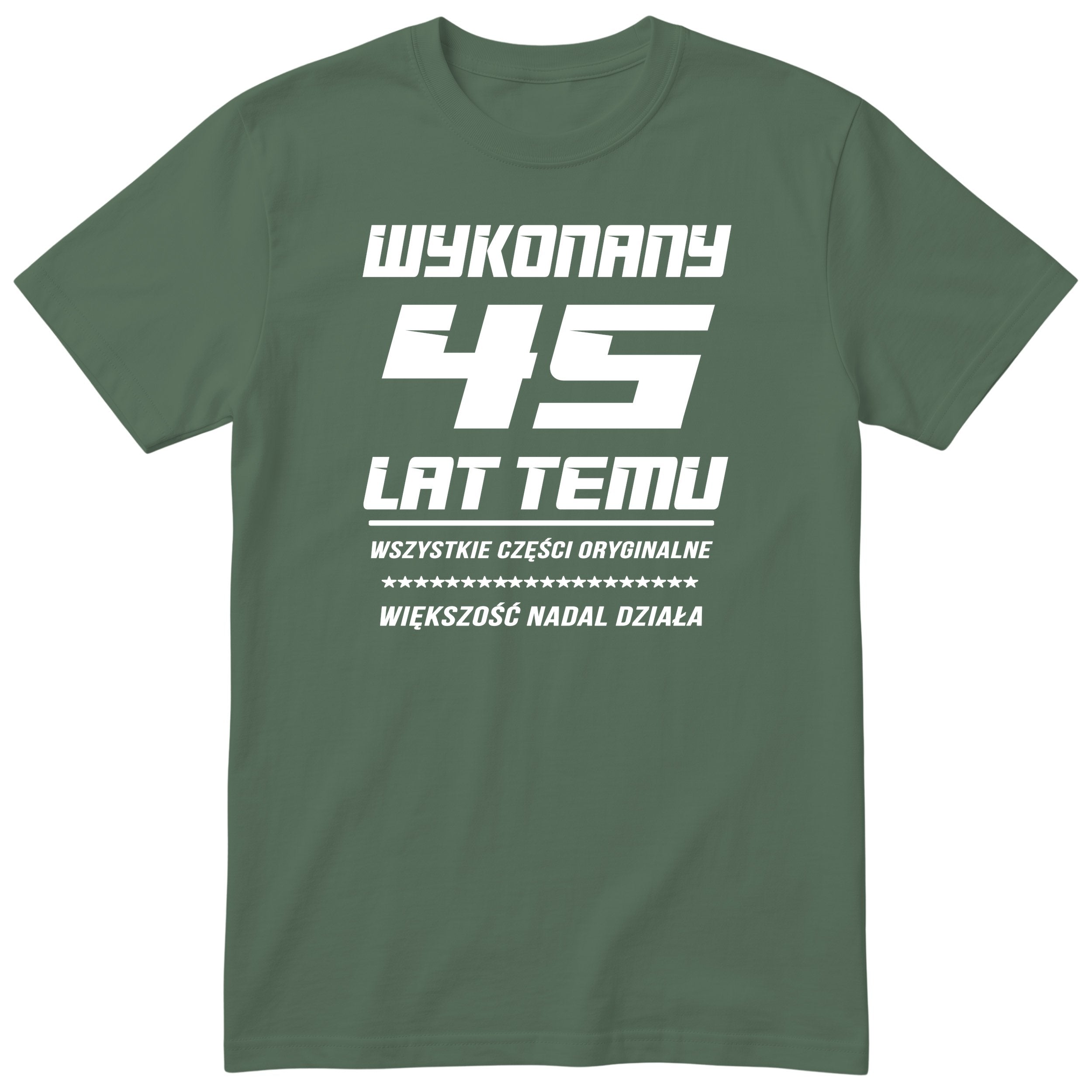 Wykonany 45 Lat Temu - oliwkowa
