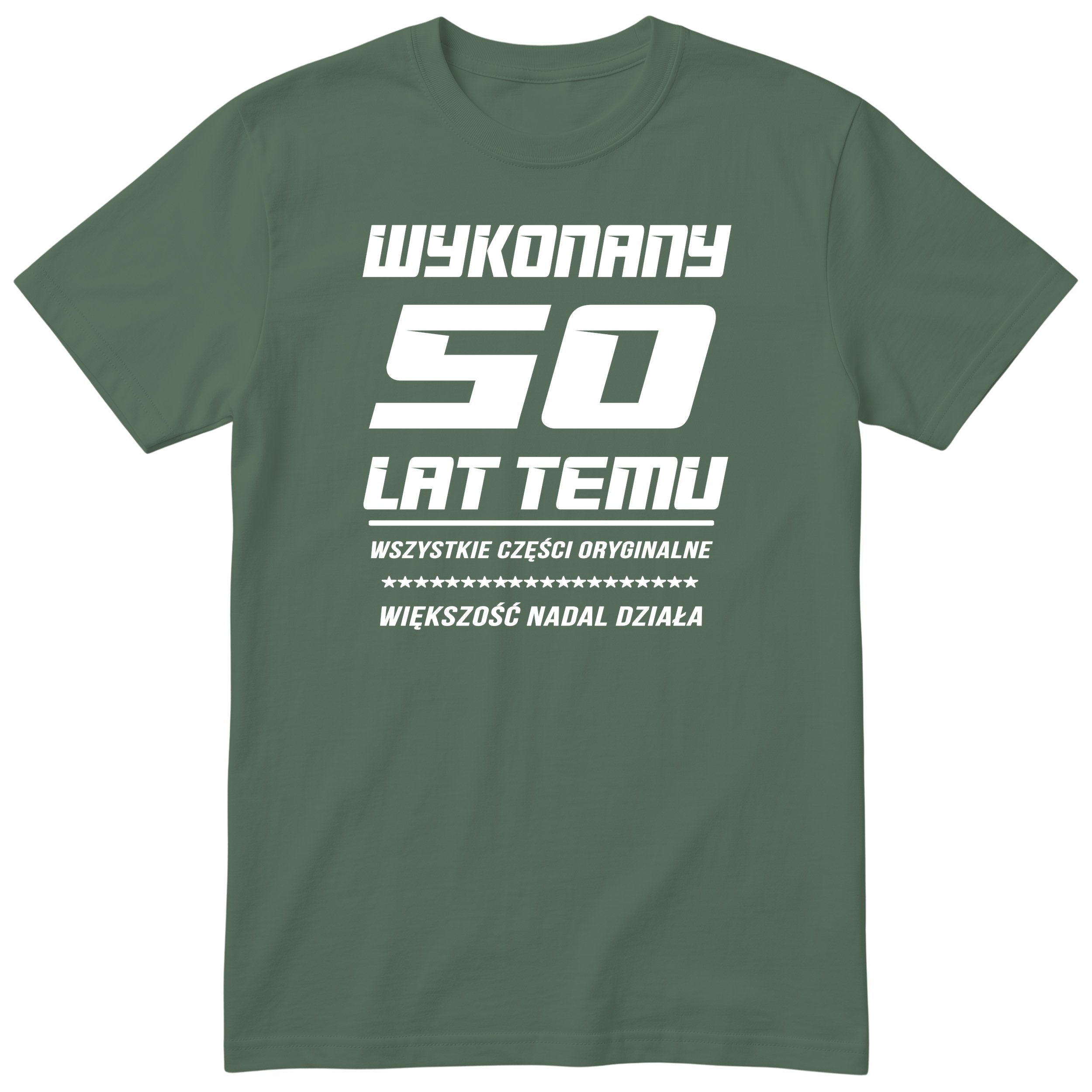 Wykonany 50 Lat Temu - oliwkowa