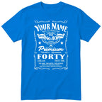 Personalised 40th Birthday T-Shirt - Aged to Perfection Gift for Him