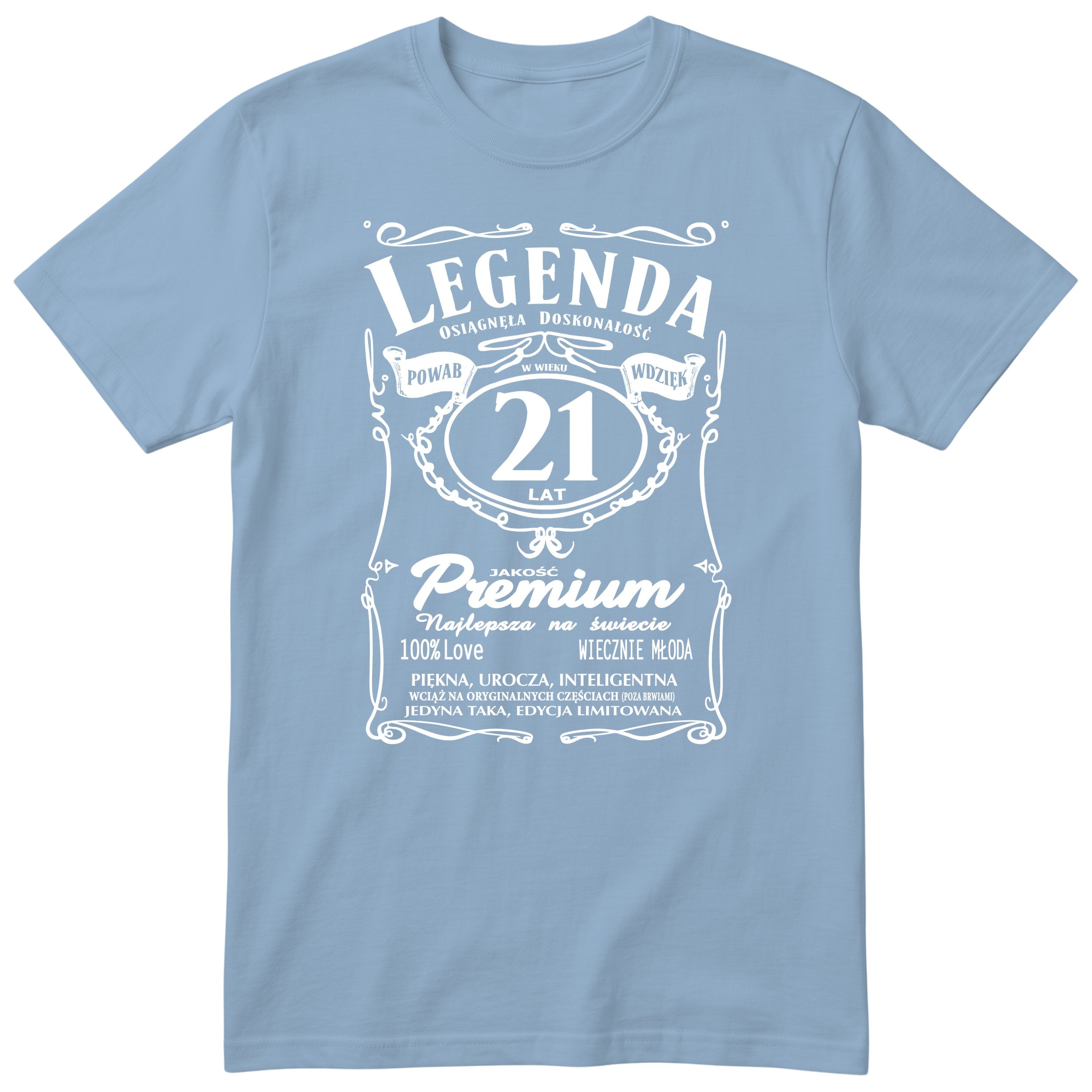 Legenda 21 Lat - Koszulka Urodzinowa Polish Birthday Gift for Her