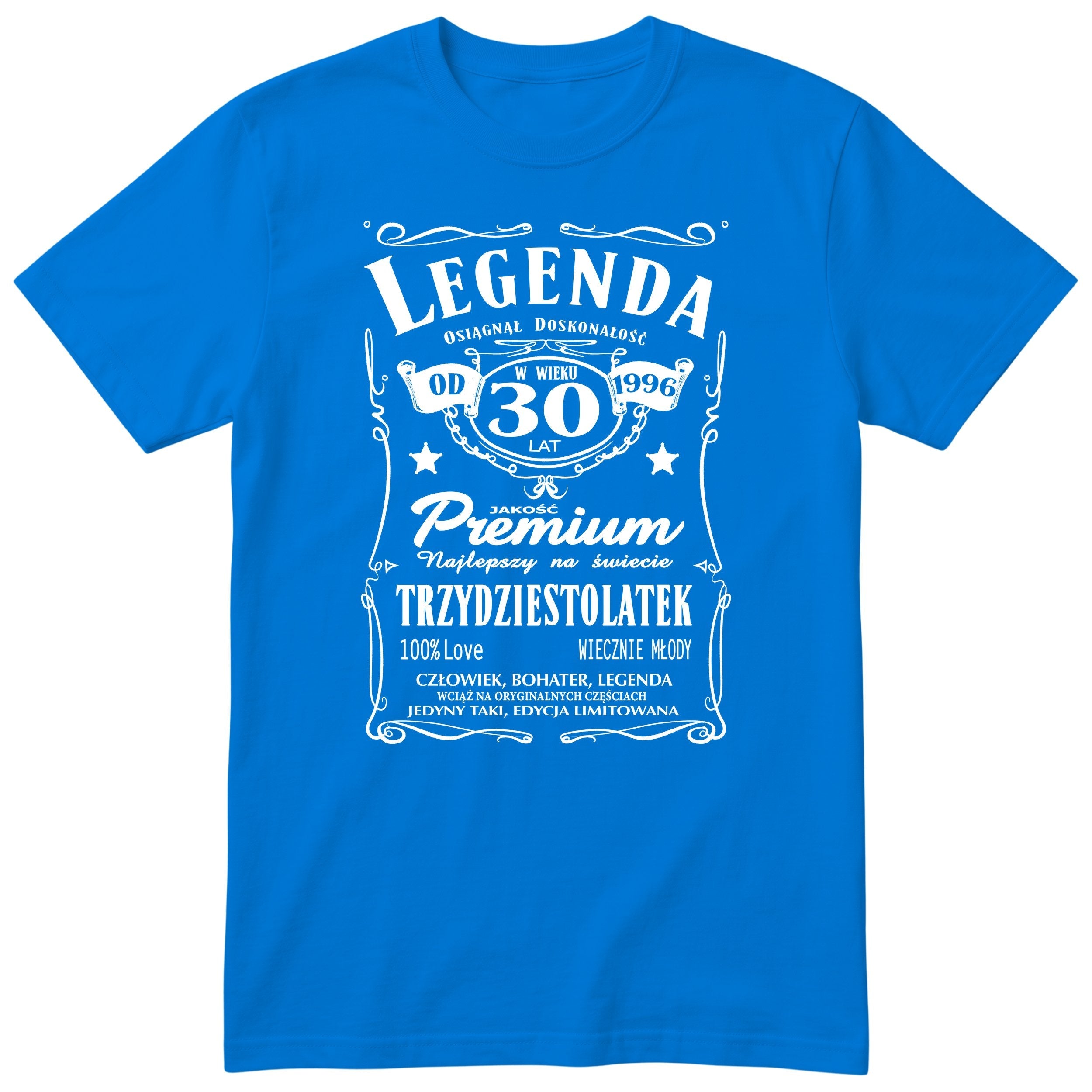 Legenda 30 Lat Koszulka - Polish 30th Birthday Gift T-Shirt Men 1996