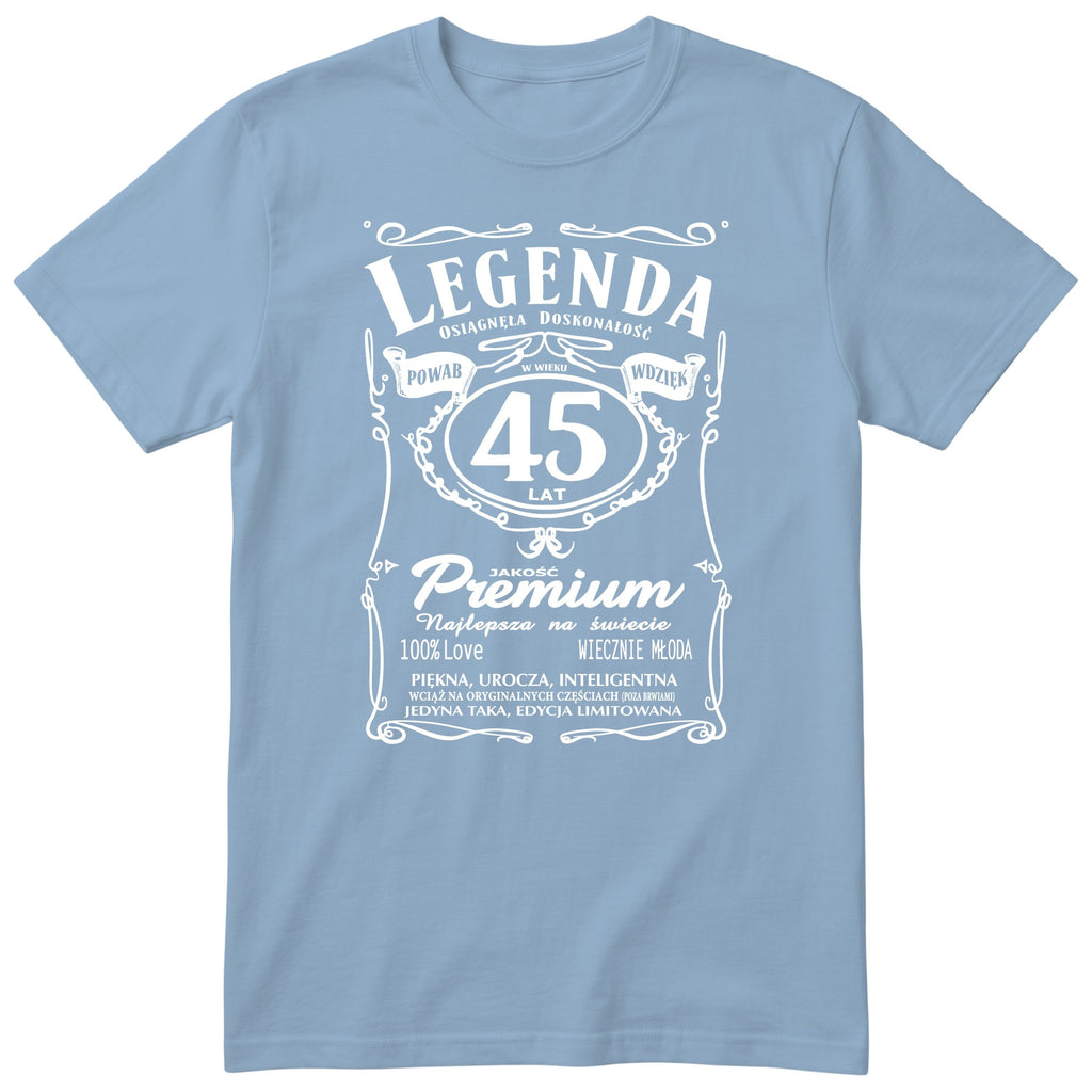 Legenda 45 Lat - Koszulka Urodzinowa Polish Birthday Gift for Her
