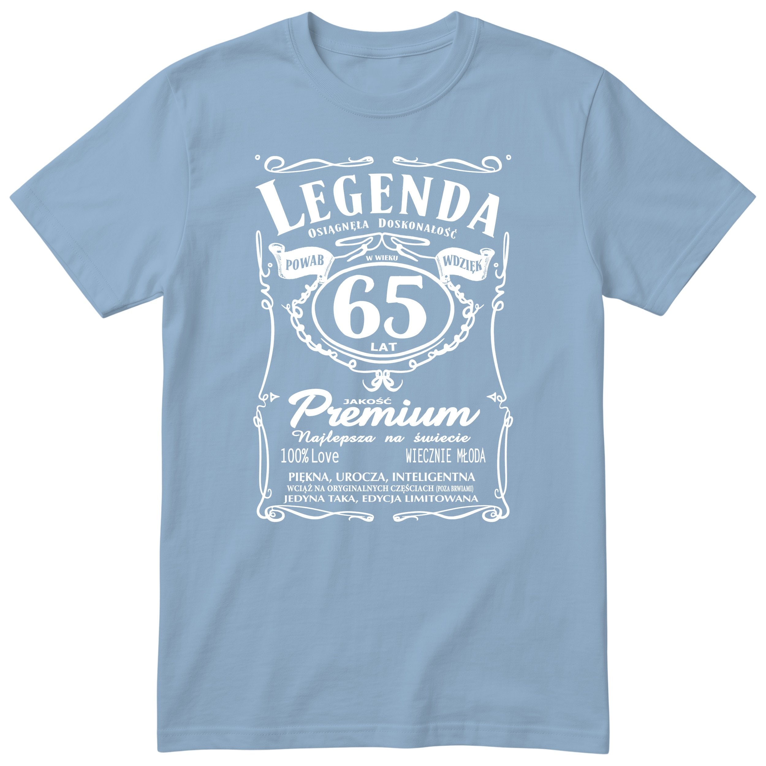 Legenda 65 Lat - Koszulka Urodzinowa Polish Birthday Gift for Her