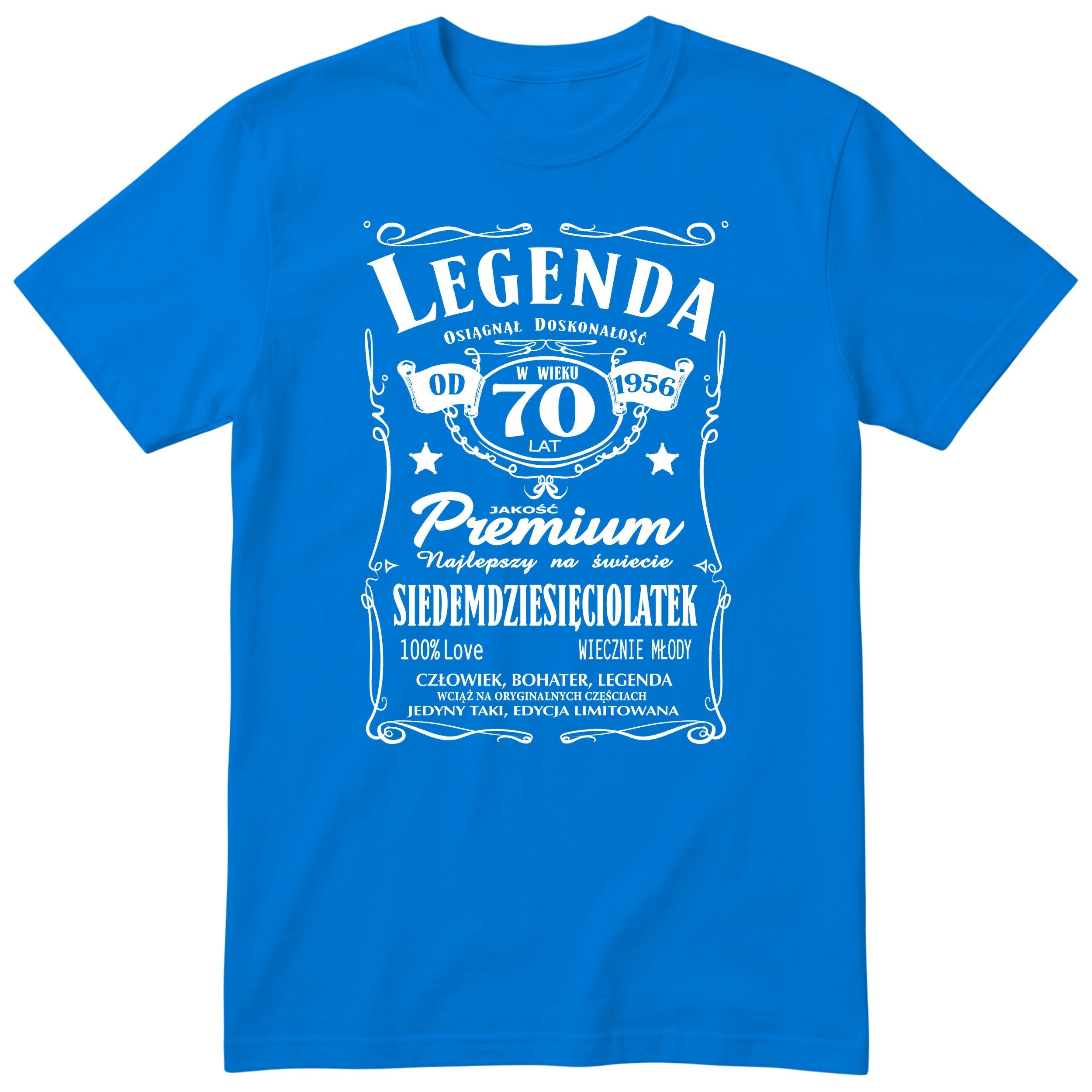 Legenda 70 Lat Koszulka - Polish 70th Birthday Gift T-Shirt Men 1956