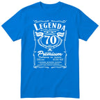 Koszulka Legenda 70 Lat - niebieska