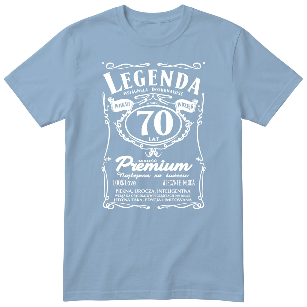 Legenda 70 Lat - Koszulka Urodzinowa Polish Birthday Gift for Her
