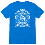Best Dad Ever Lion T-Shirt - Royal Blue