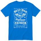 Best Dad Real Hero Whisky T-Shirt - Royal Blue