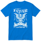 Best Father Super Dad Eagle T-Shirt - Royal Blue
