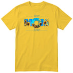 Best Mom Ever Blue Sunflower - Yellow