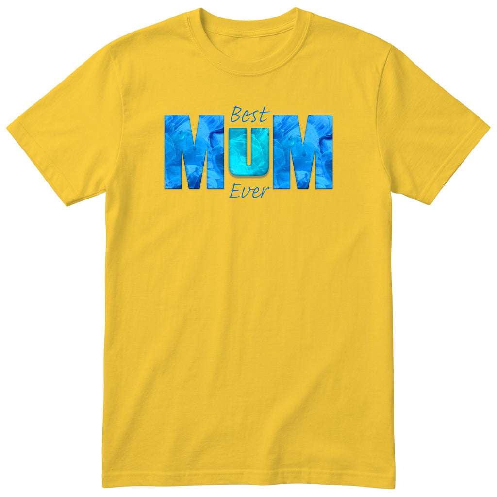 Best Mum Ever Blue - Yellow