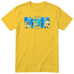 Best Mum Ever Blue Floral - Yellow