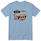 It's My Birthday 20 retro tee - light blue