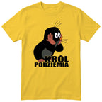 Krecik Krol Podziemia koszulka zolta