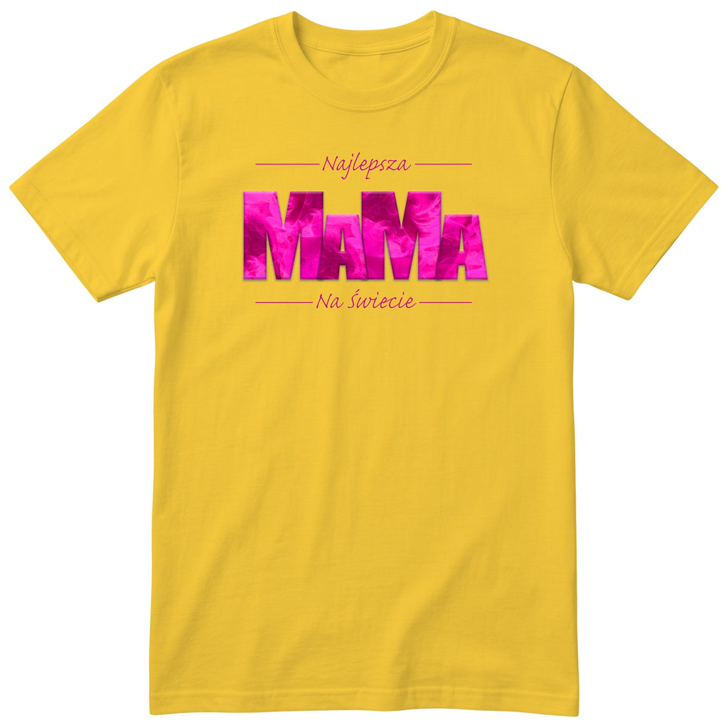 Koszulka żółta - Mama Różowa