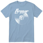 Light Blue Reggae Music Vinyl Records t-shirt - vinyl record print, gift for reggae fans, GitGraf