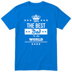 The Best Dad in the World T-Shirt - Royal Blue