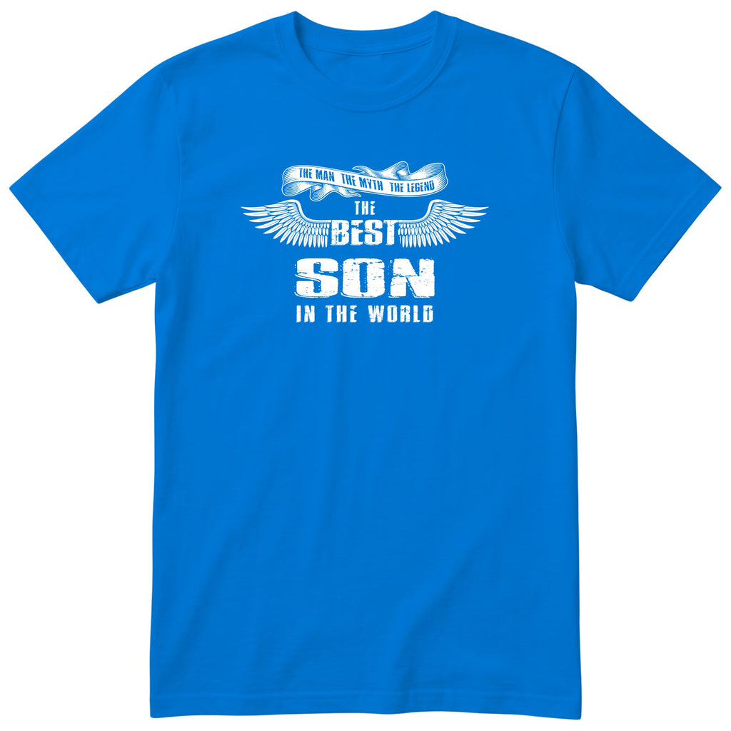Royal Blue The Best Son In The World wings t-shirt - the man, the myth, the legend, gift for son