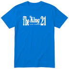 The King Just Turned 21 t-shirt - 21st birthday gift for him with a crown