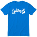 The King Just Turned 65 royal blue t-shirt