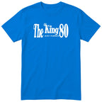 The King Just Turned 80 - Funny 80th Birthday T-Shirt