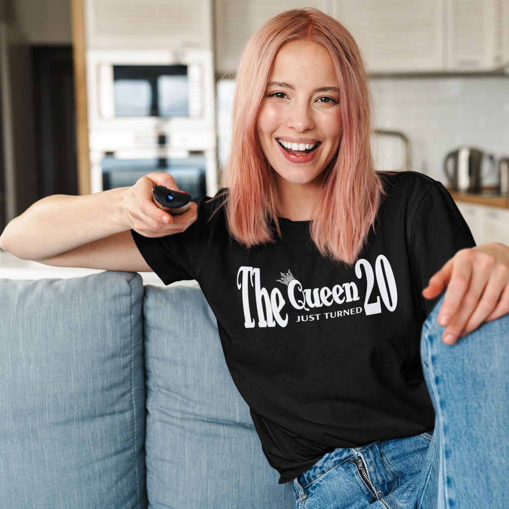 The Queen Just Turned 20 - 20th Birthday Shirt for Her - lifestyle photo 7 of 7