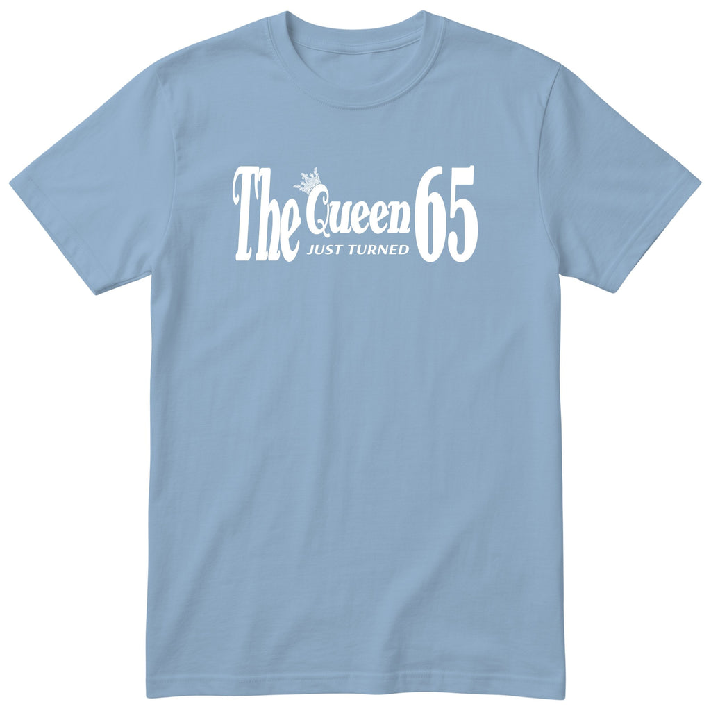 The Queen Just Turned 65 - Light Blue