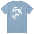 Light Blue Vinyl Records t-shirt - vinyl record print, gift for vinyl lovers, GitGraf