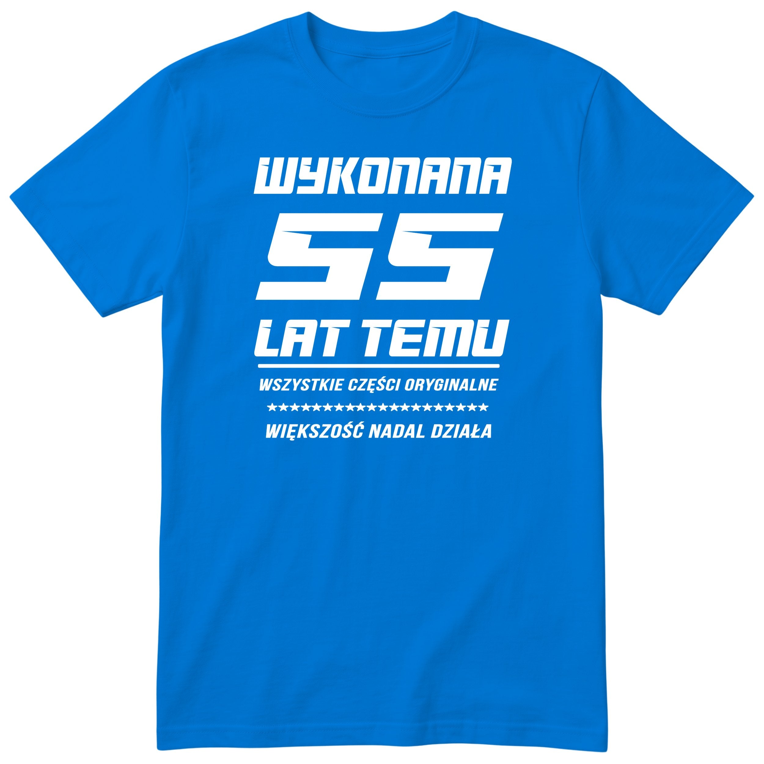 Wykonana 55 Lat Temu - Śmieszna Koszulka Urodzinowa Polish 55th Birthday
