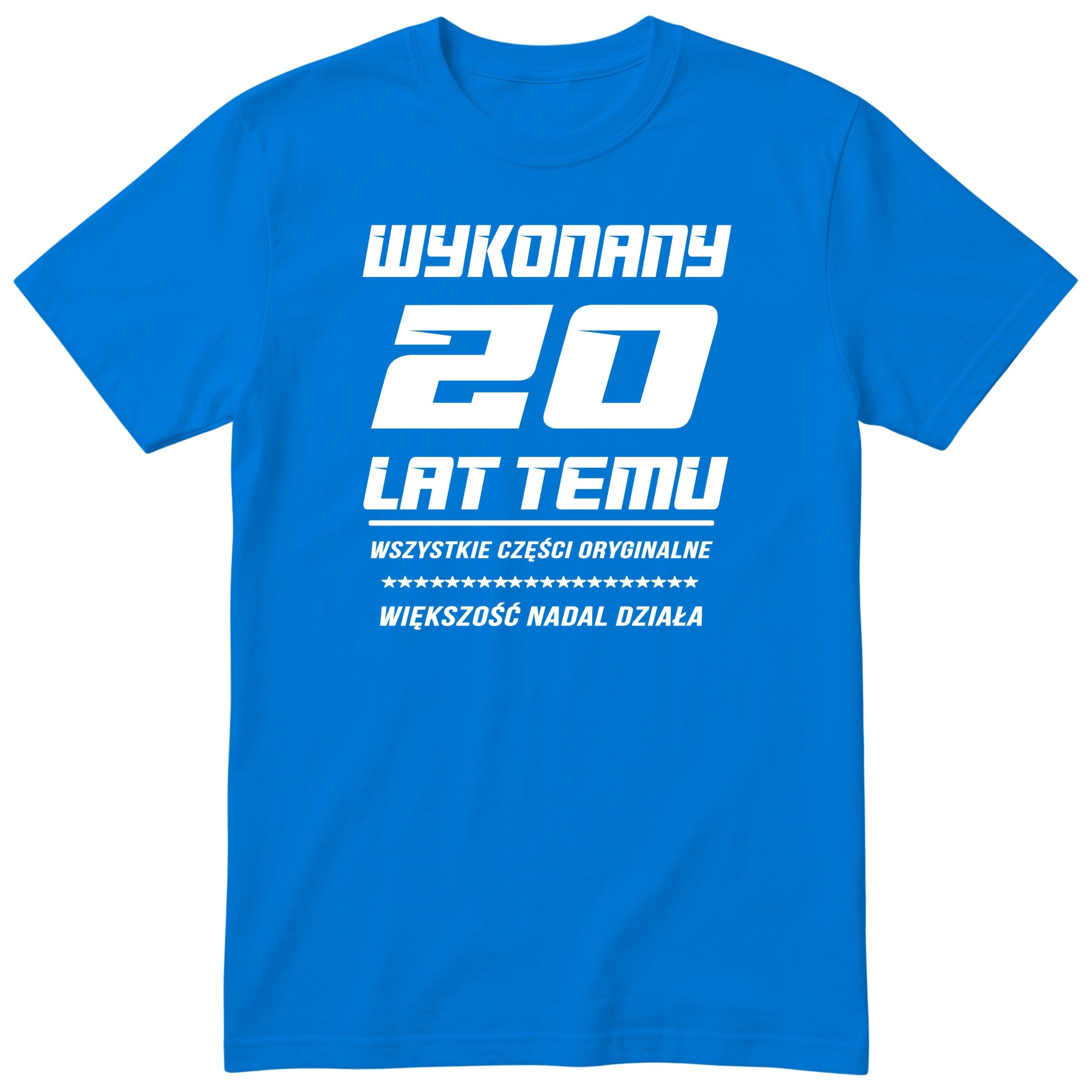 Wykonany 20 Lat Temu - niebieska